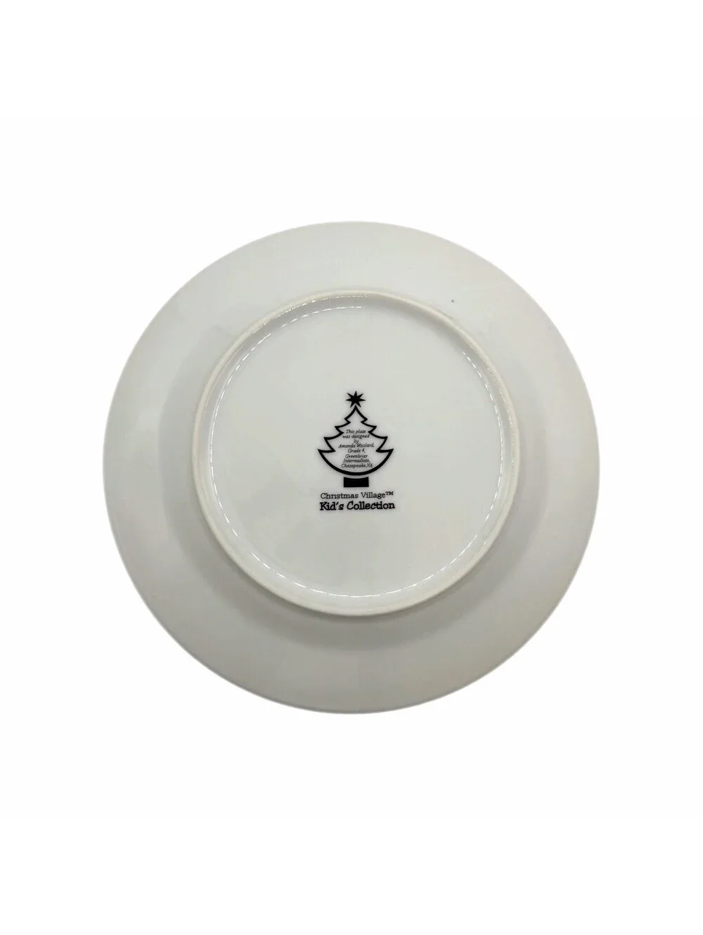 Christmas Village Kids Collection Presents Design 7.5” Salad / Dessert Plate